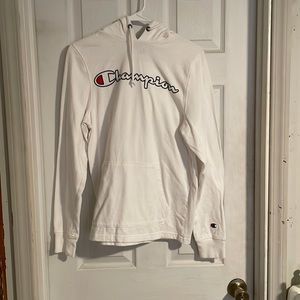 Champion White Hoodie